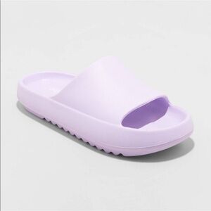 Mad love purple star slides new size 6